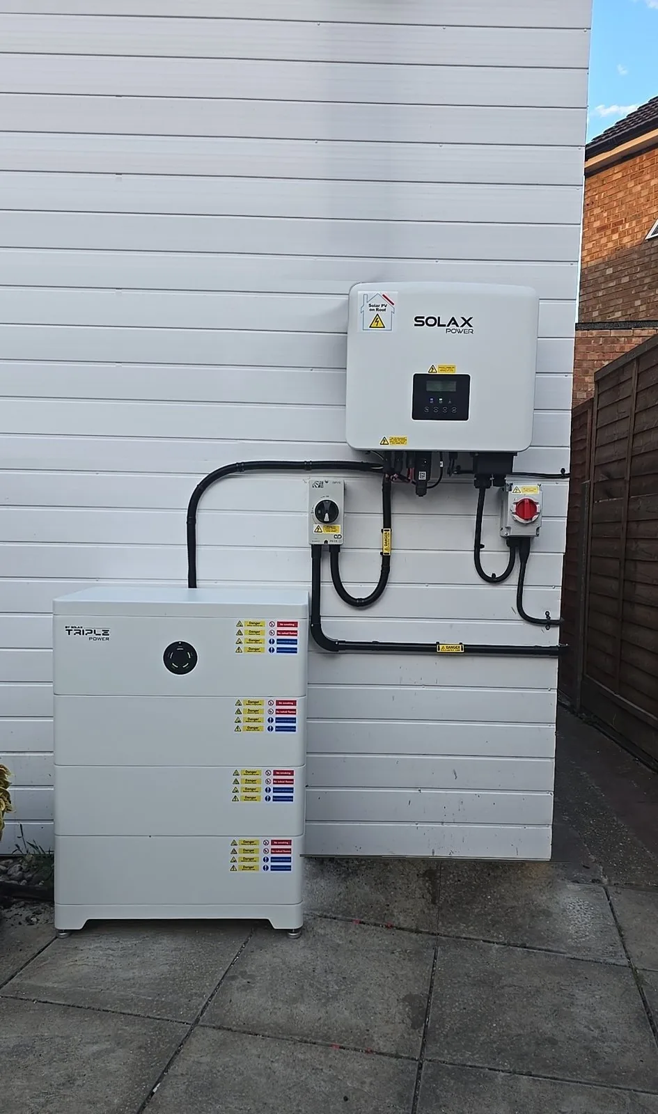 SolaX battery installation