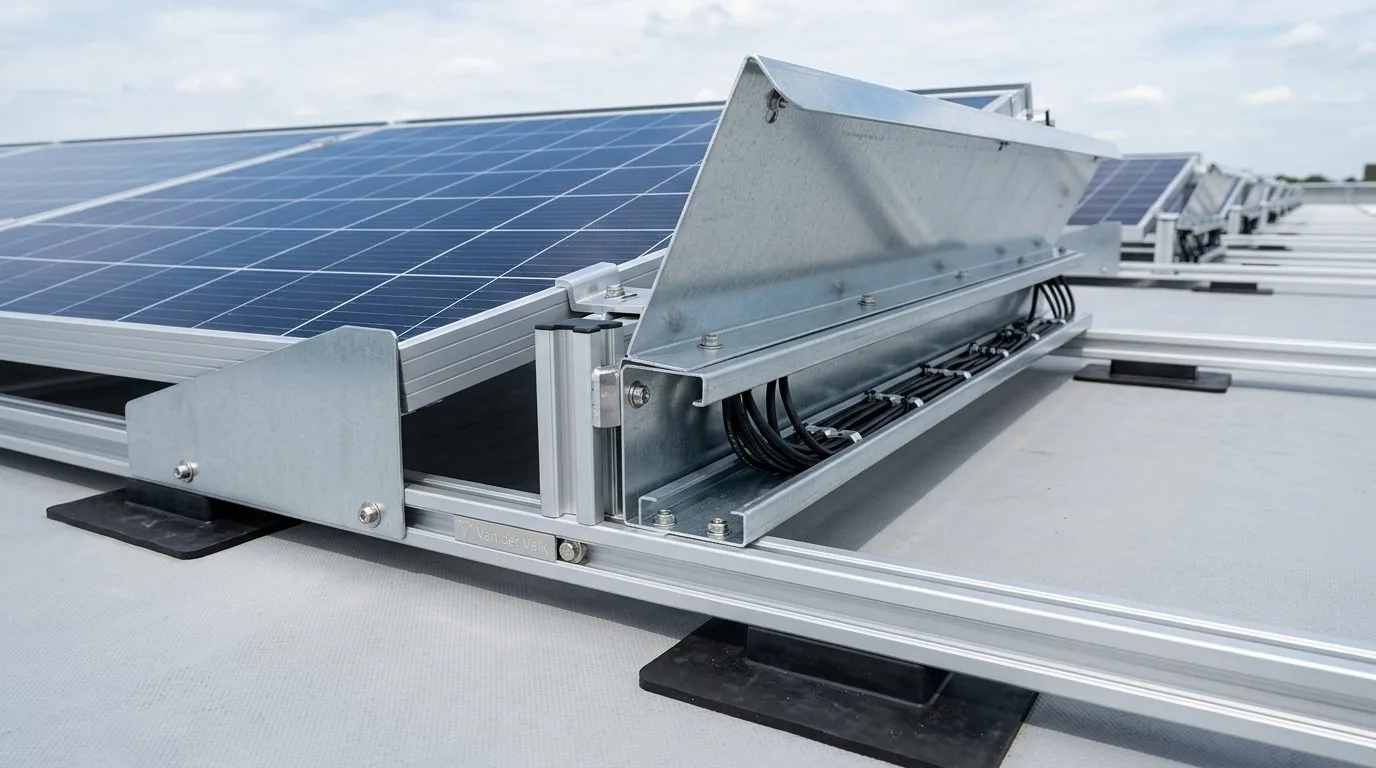 Van der Valk flat roof aerodynamic system